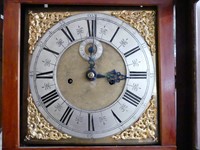 Engels staande klok mahonie 1800